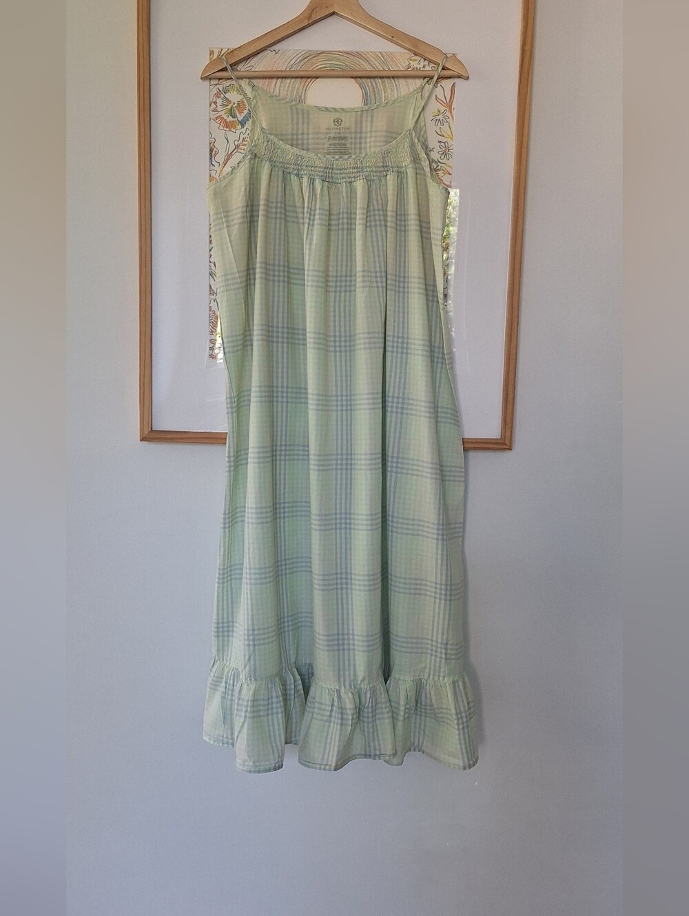 Covington Summer Plaid Cotton Dress